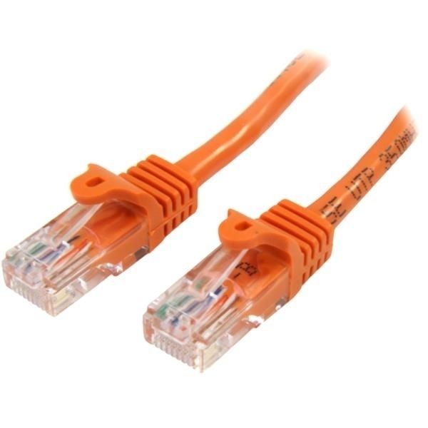 Cable de Red de 10m Naranja Cat5e Ethernet RJ45 sin Enganches