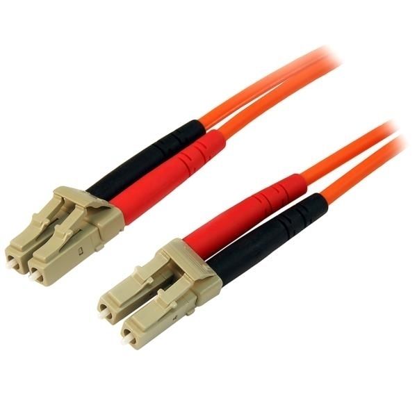Cable de Red de 15m Multimodo Dúplex Fibra Óptica LC-LC 50/125 - Patch Duplex