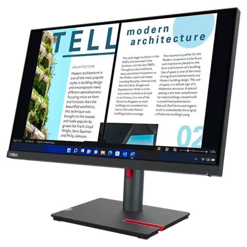 Lenovo ThinkVision P24h 30 Monitor 23.8" QHD USB C