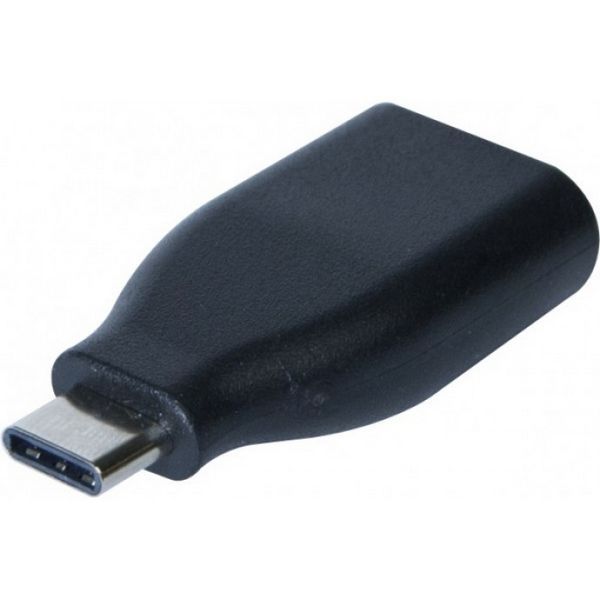 Adaptador monobloque macho USB-A 3.0 a USB-C 3.0 
