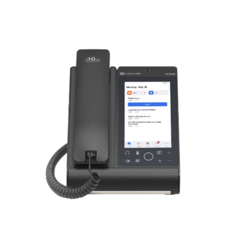 AudioCodes C470HD Teléfono IP Zoom con Pantalla Táctil