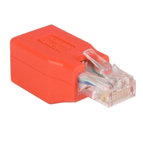 Adaptador de Cable de Red Ethernet Cat6 Directo Recto Straight a Cruzado Crossover UTP Patch RJ45