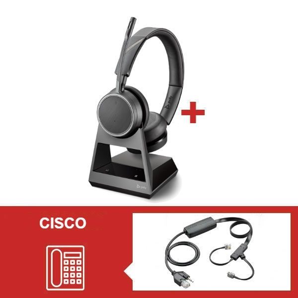 Auricular Plantronics Voyager 4220 Office USB-A con descolgador electrónico para Cisco