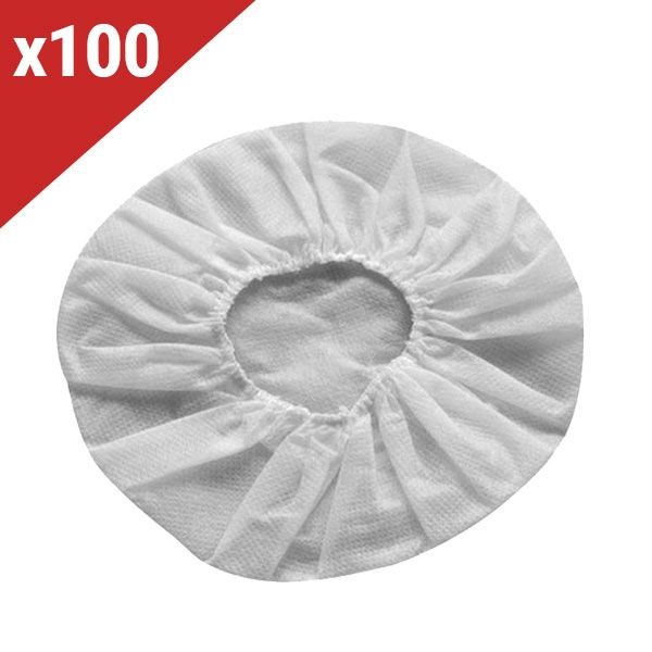 Protectores desechables Blancos para almohadillas (100 uds)