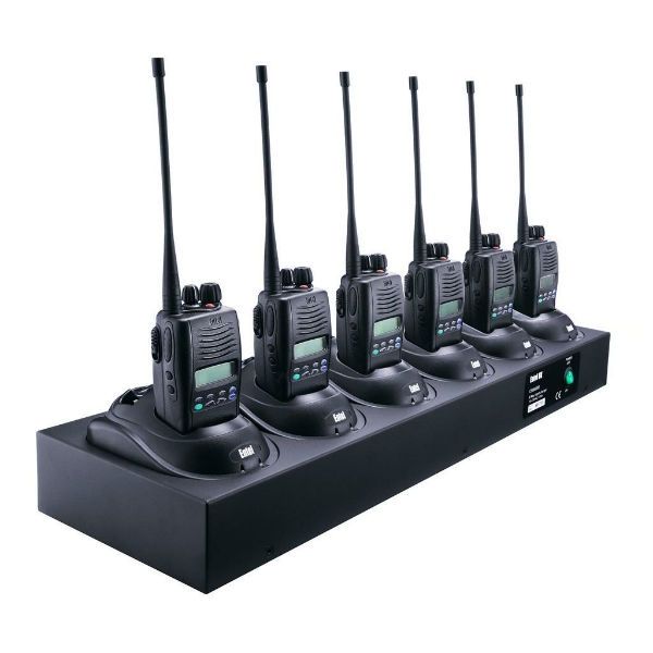 Cargador rápido múltiple 6 posiciones para Entel Series HX/DX