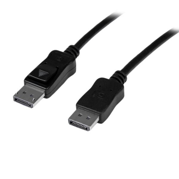 Cable de 15m de Extensión DisplayPort Activo - 2x Macho DP - Extensor - Negro