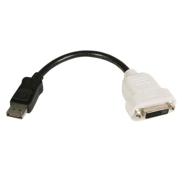 Adaptador Gráfico DisplayPort a DVI - Conversor de Vídeo Externo DP - Hasta 1920x1200 - Pasivo