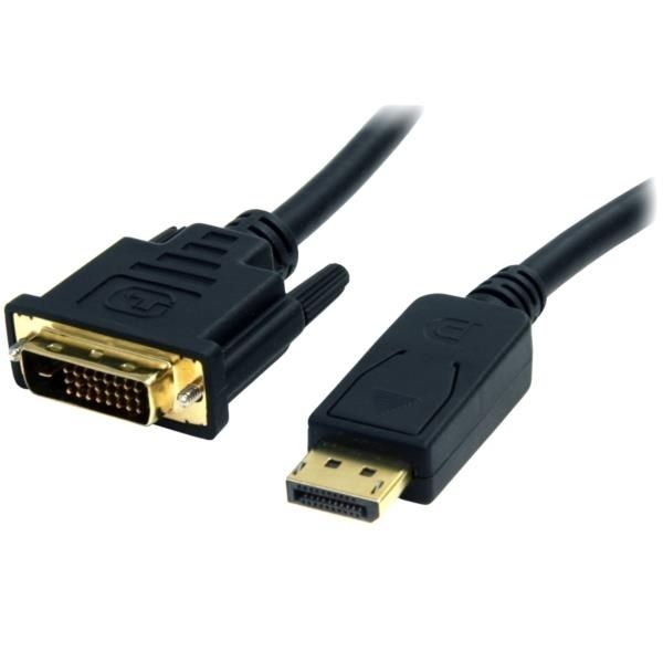 Cable 1,8m Adaptador de Vídeo DisplayPort a DVI - Conversor DP - Hasta 1920x1200 - Pasivo