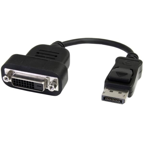 Adaptador Conversor de Vídeo DisplayPort DP a DVI - 1920x1200 - Activo