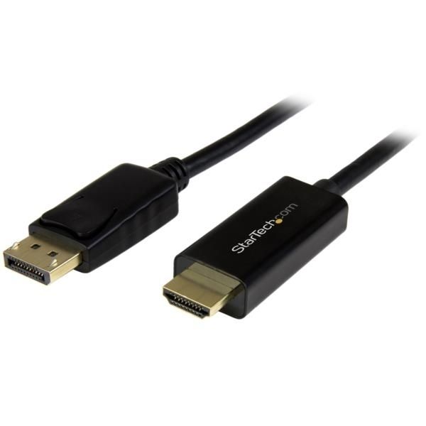 Cable Conversor DisplayPort a HDMI de 2m - Color Negro - Ultra HD 4K