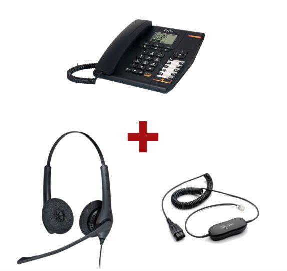 Alcatel Temporis 880 + Jabra  Duo + Cable de conexión