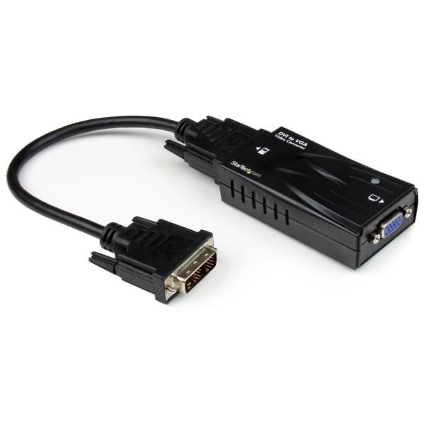 Adaptador Conversor de Vídeo DVI a VGA - Convertidor DVI-D a VGA HD15 1920x1200