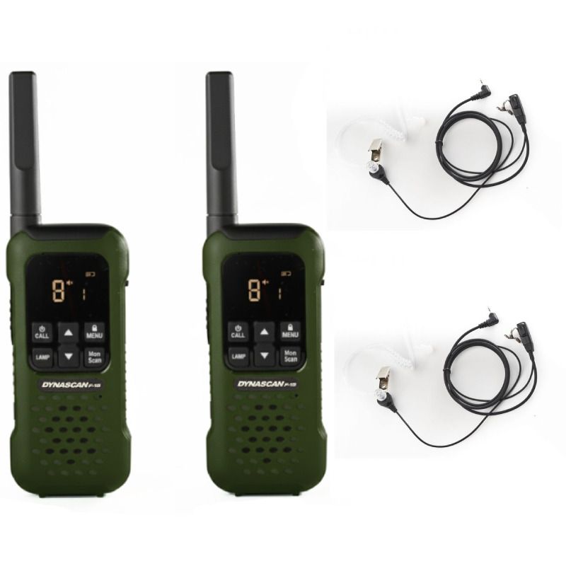 Dynascan F-15 + 2 auriculares de tubo transparente