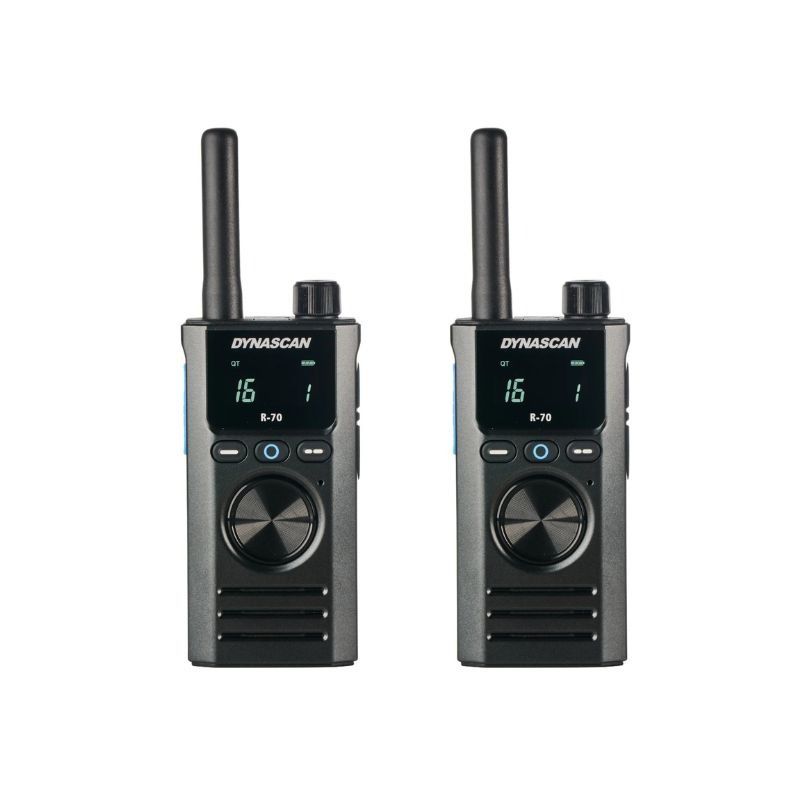 Dynascan R70 Par de 2 Walkie Talkies PMR446