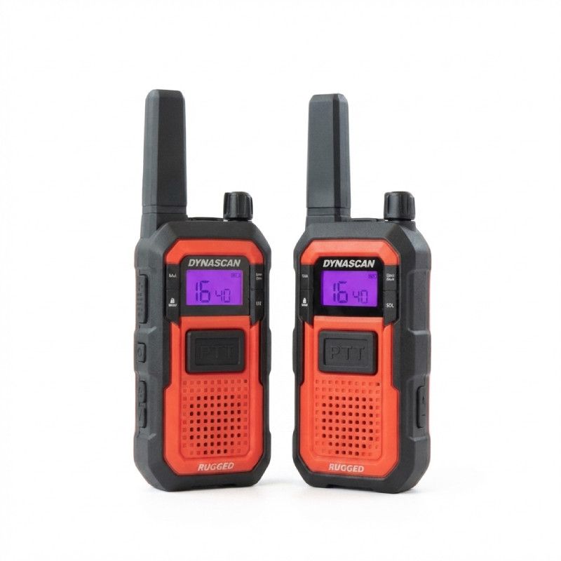 Pack 2 Walkie Talkies Dynascan Rugged PMR446