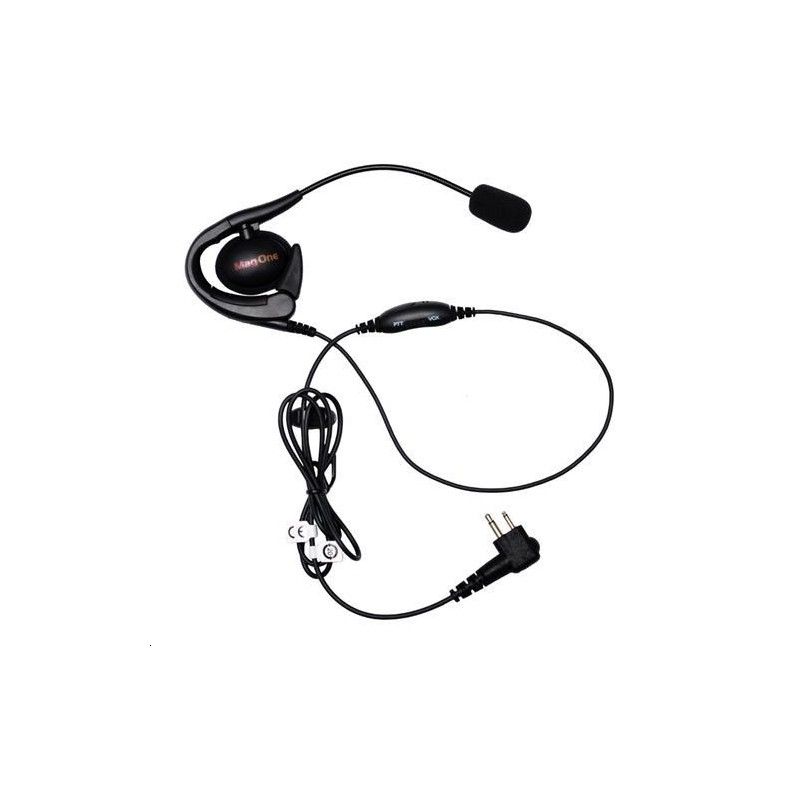 Motorola Auricular con contorno de oreja y micrófono PTT para DP1400