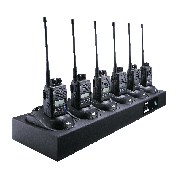 Cargador Entel CSBHX de 6 posiciones para la serie HX400 y Hx