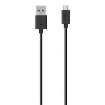 Cable de carga/ sincorinización USB - micro USB negro
