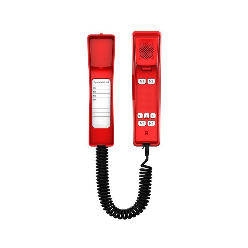 Fanvil H2U Rojo- 4 botones