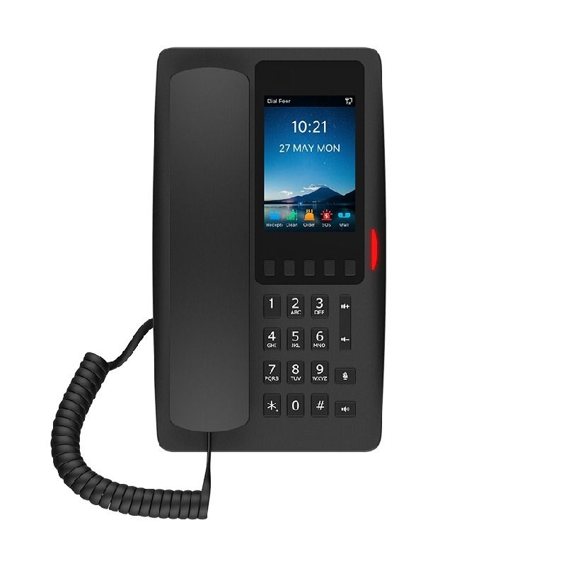 Fanvil H6W teléfono IP Wi-Fi  para hotel-Negro