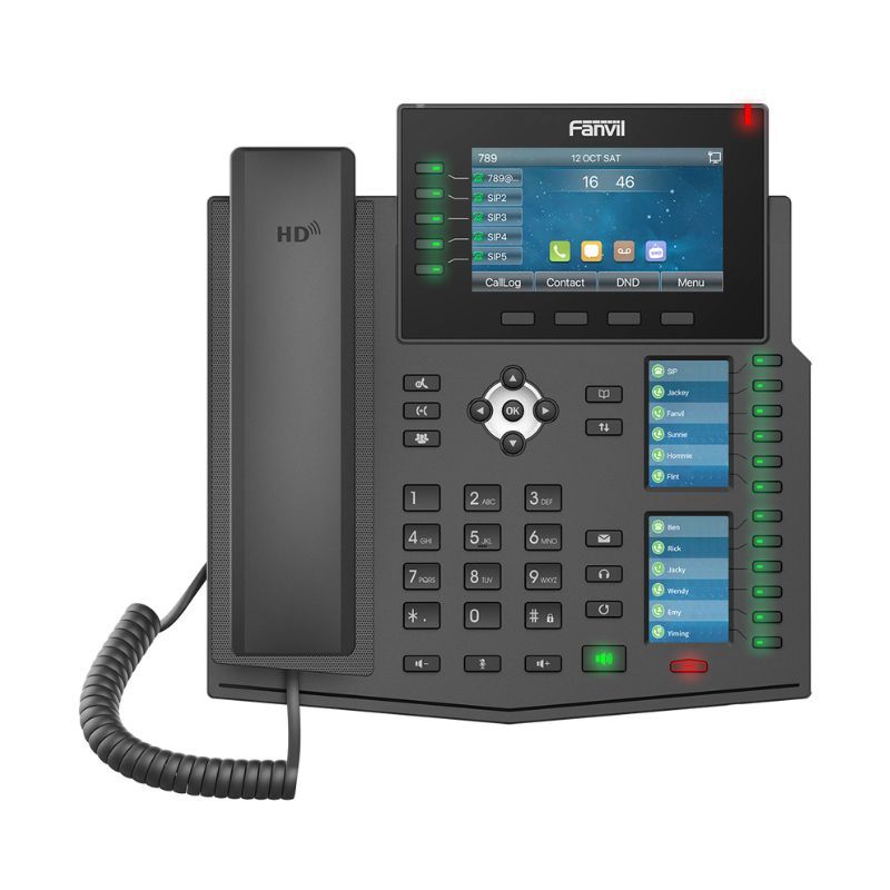 Fanvil X6U V2 Teléfono IP 20 Líneas SIP y PoE