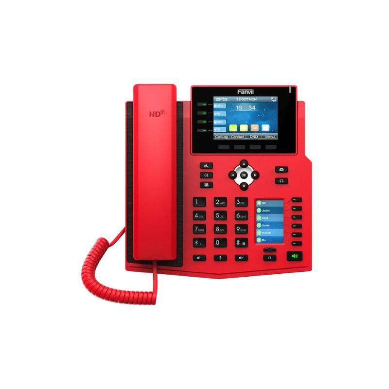 Fanvil X5U-R Teléfono IP Gigabit con Pantalla Color