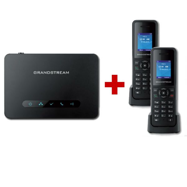 Base dect Grandstream DP750 + 2 supletorios DP720