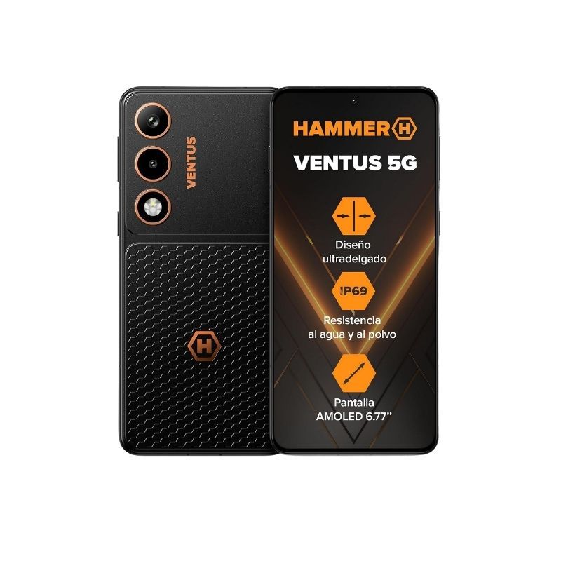 HAMMER Ventus 5G Smartphone Robusto 256 GB IP69