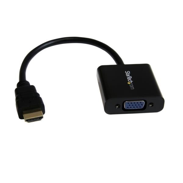 Adaptador Conversor de Vídeo HDMI a VGA HD15 - Cable Convertidor - 1920x1200 - 1080p