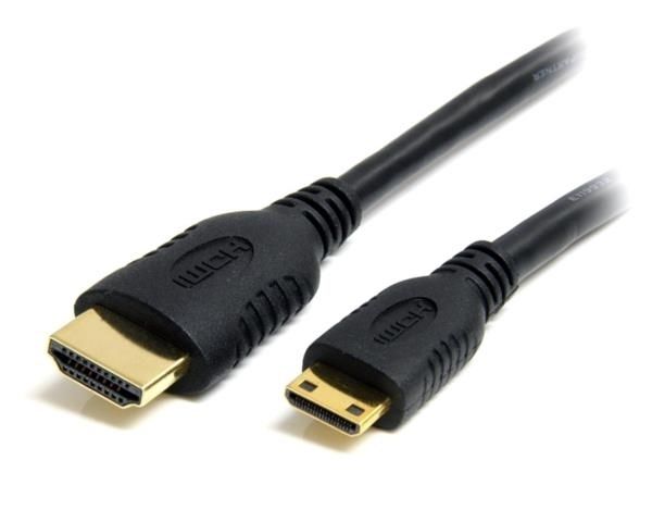 Cable HDMI de alta velocidad con Ethernet 1m - HDMI a Mini HDMI - Macho a Macho