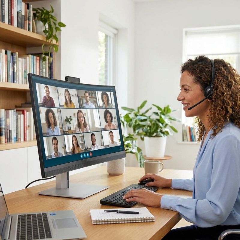 HP Serie 7 Pro 740pm Monitor 5K2K Curvo 39,7"