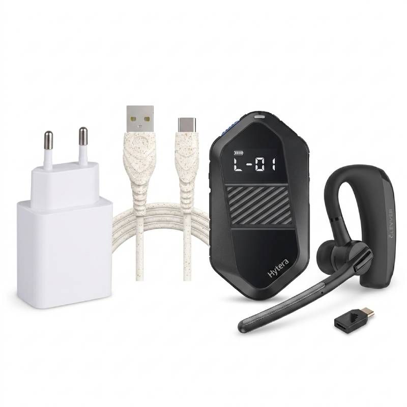 Hytera S1E Pack con Cargador y Auricular Cleyver