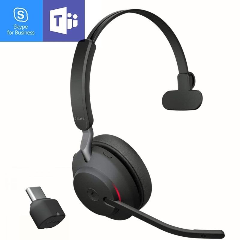 Jabra Evolve2 65 Mono USB-C MS - Negro