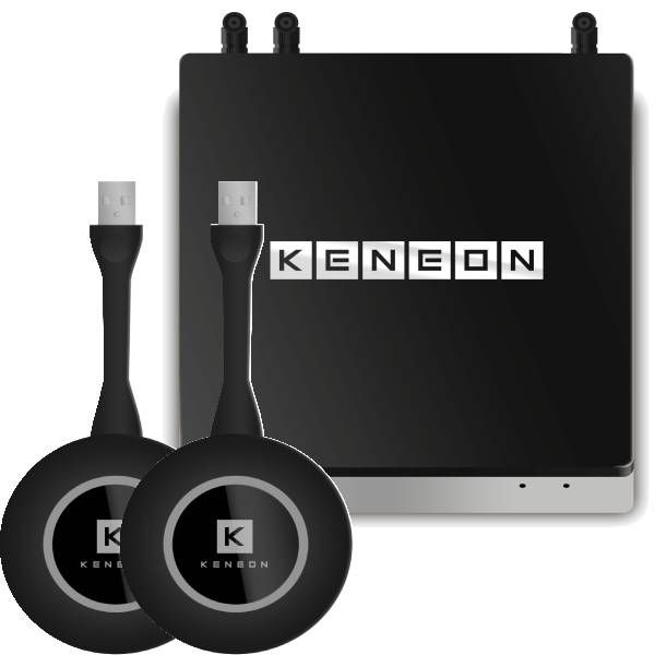 Keneon Share con dos botones