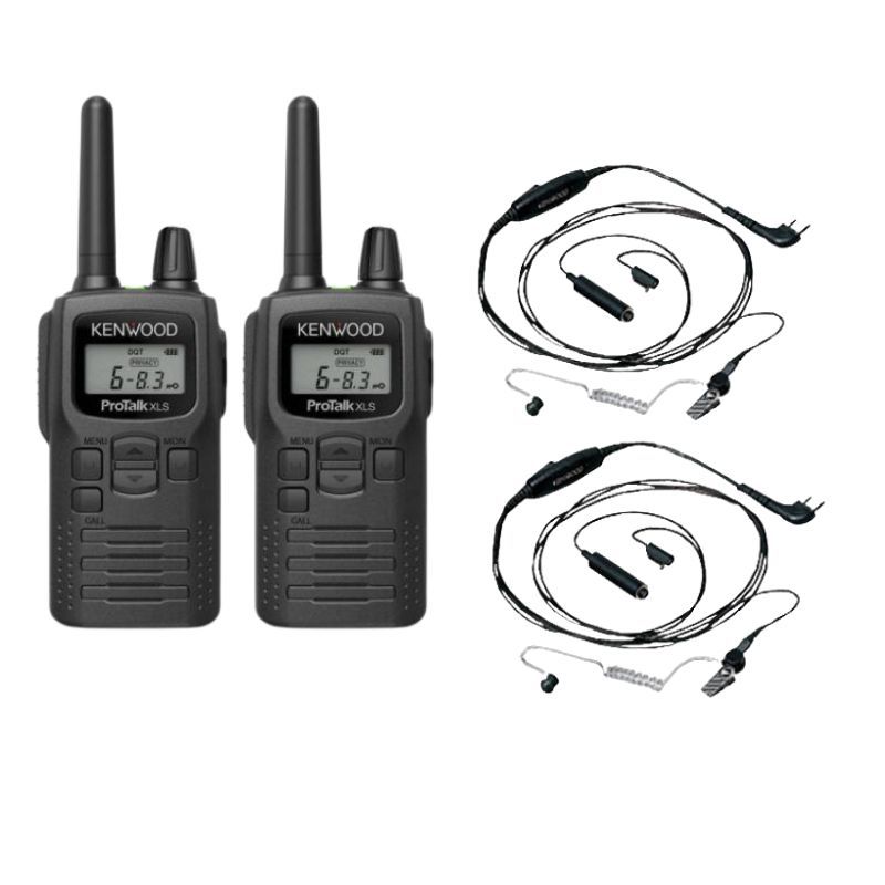Pack 2x Kenwood PKT-300E + 2x kit bodyguard