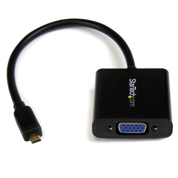 Adaptador Conversor Micro HDMI a VGA para Smartphones / Ultrabooks / Tabletas - 1920x1080