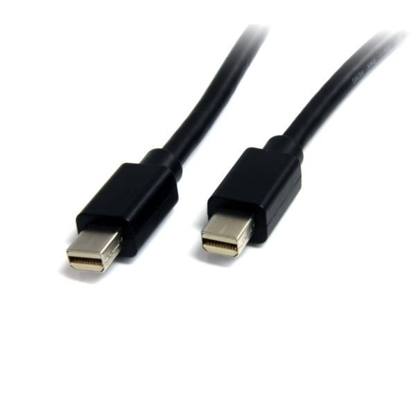 Cable de 2m de Monitor Mini DisplayPort 1.2 Macho a MiniDP Macho- Mini DP Negro 4k