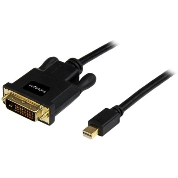 Cable de 3m Adaptador de Vídeo Mini DisplayPort a DVI-D - Conversor Pasivo - 1920x1200 - Negro
