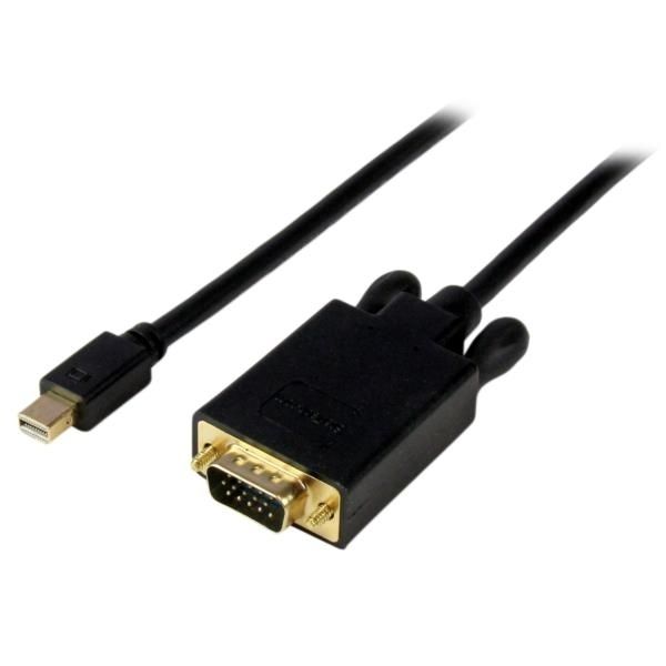 Cable de 1,8m de Vídeo Adaptador Conversor Activo Mini DisplayPort a VGA - 1080p - Negro