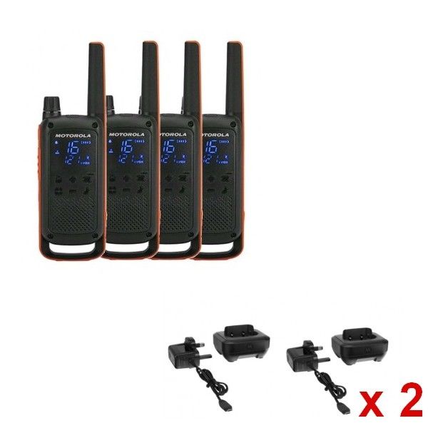 Motorola Pack Cuarteto T82 + 4 bases de carga