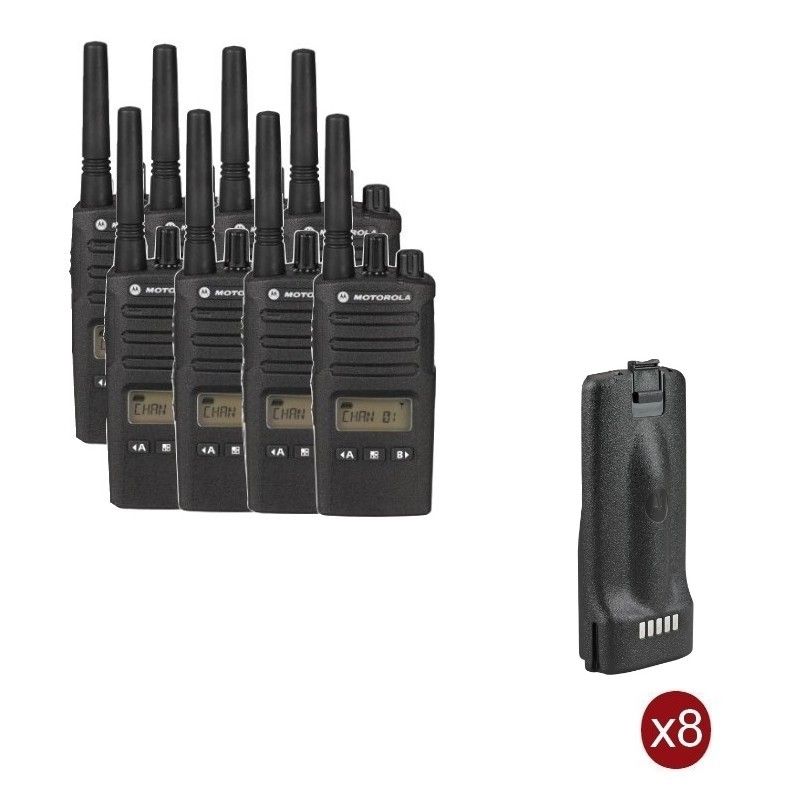 Pack de 8 Motorola XT460 + Baterias recargables