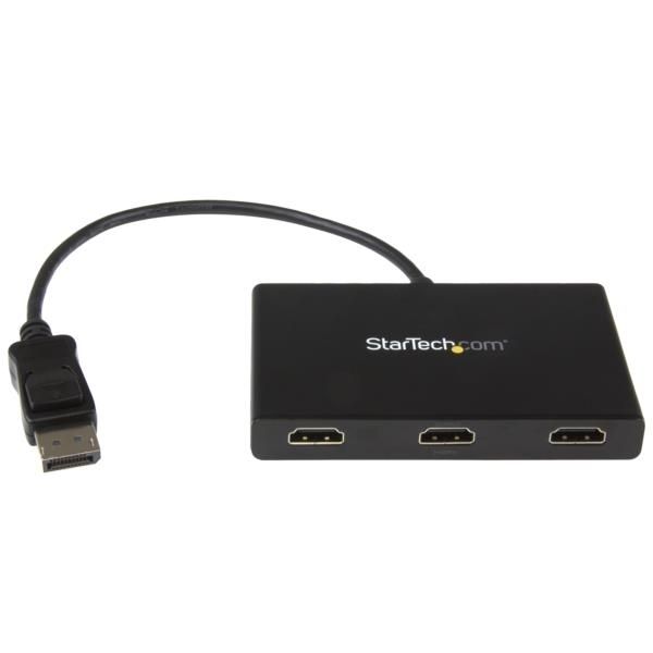 Splitter Multiplicador DisplayPort a 3 puertos HDMI - Hub MST DP 1.2