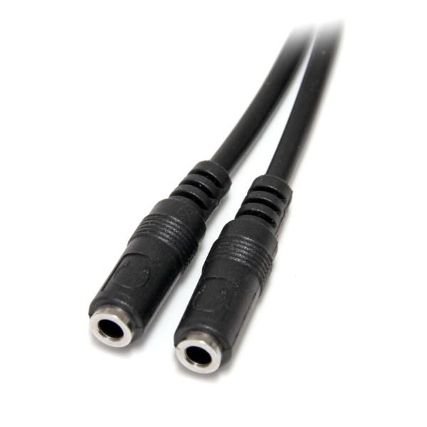 Adaptador Doble jack H a Jack 3.5 mm M para auriculares PC