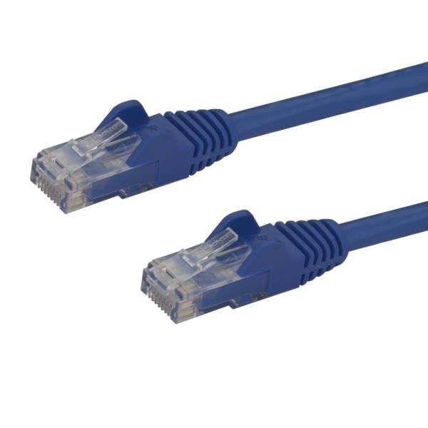 Cable de Red Ethernet Snagless Sin Enganches Cat 6 Cat6 Gigabit 10m - Azul