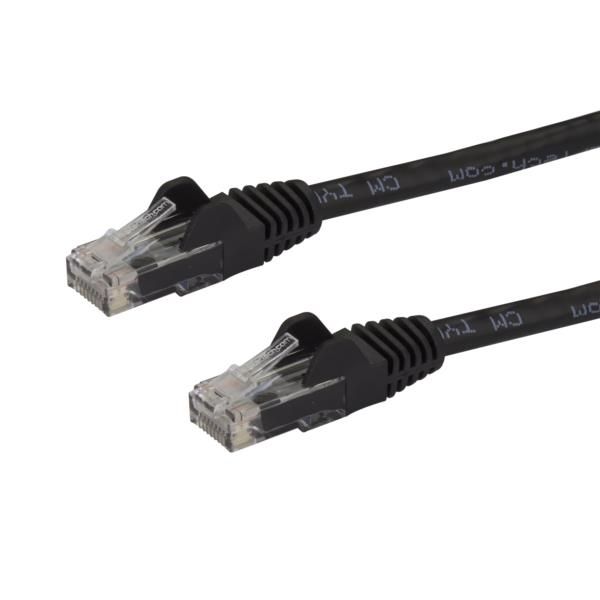 Cable de Red Ethernet Snagless Sin Enganches Cat 6 Cat6 Gigabit 2m - Negro