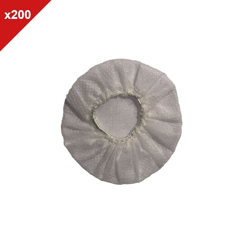 Almohadillas desechables blancas - 200 uds