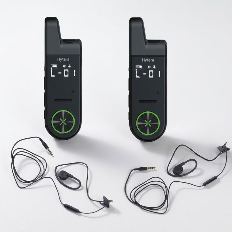 Pack 2 Hytera Mini S1 + 2 auriculares Hytera BM11