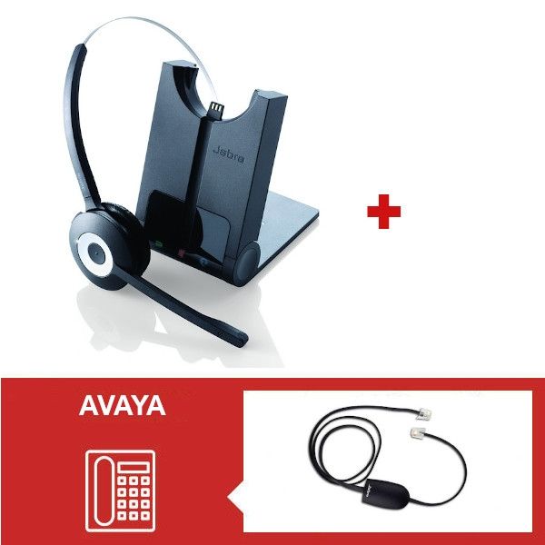 Jabra PRO 920 + Descolgador electrónico para Avaya AV2