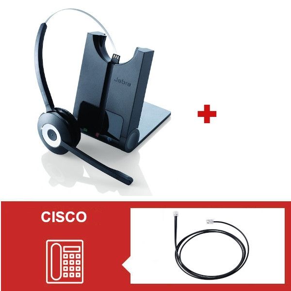 Pack Jabra Pro 920 con descolgador electrónico para GN Netcom PRO Cisco HHC