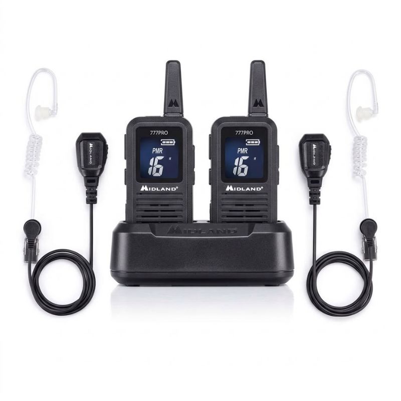 Pack 2 Midland 777PRO + 2 auriculares Midland MA31